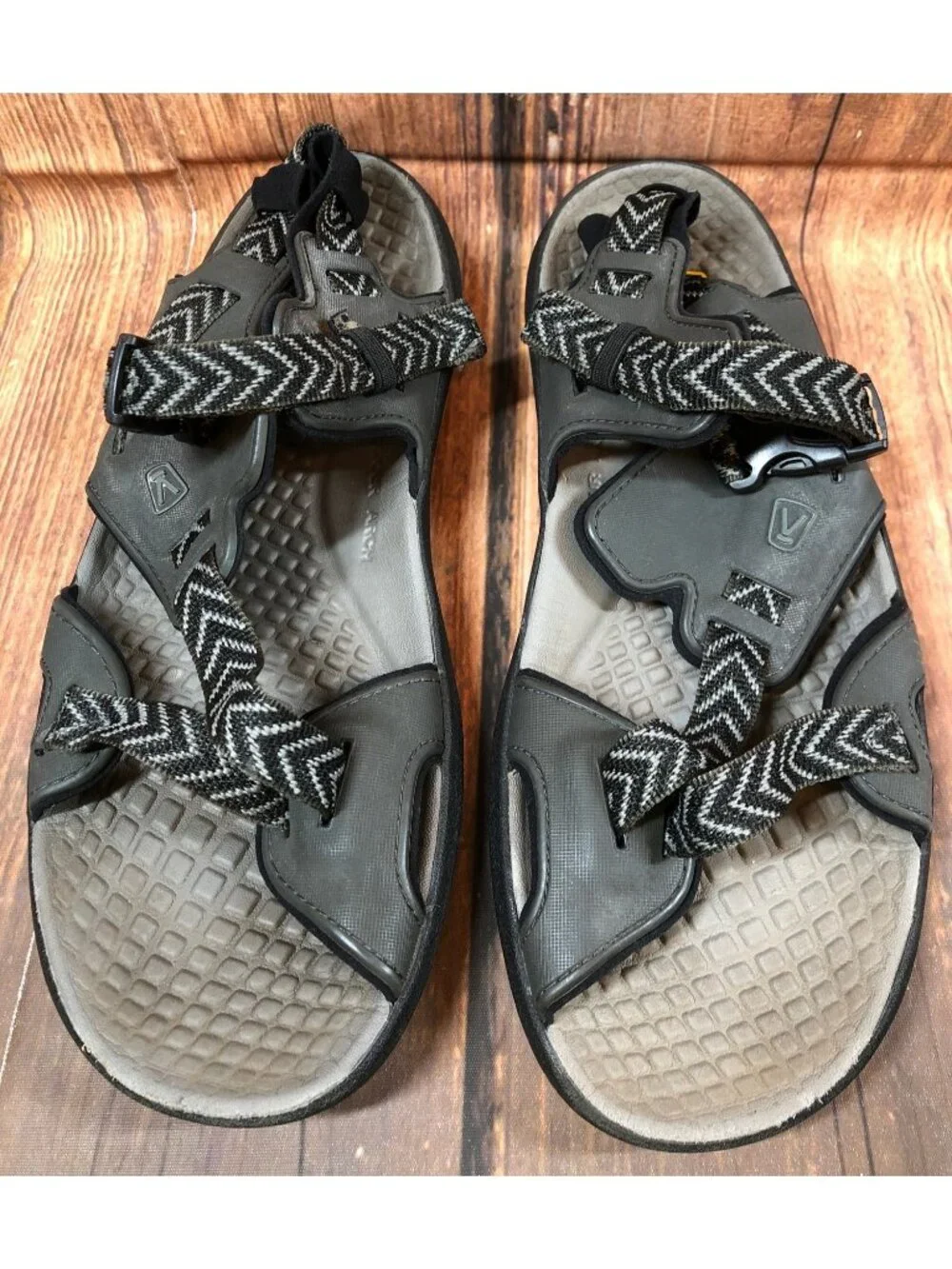 KEEN Mens 13 / 47 Maupin Raven/Gargoyle Sport Sandals